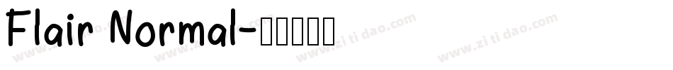 Flair Normal字体转换